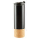Mimo Black Double Wall Travel Mug