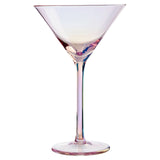Frosted Deco Set Of Martini Glasses