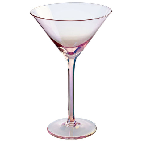 Frosted Deco Set Of Martini Glasses