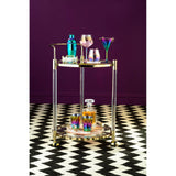 Frosted Deco Set Of Martini Glasses