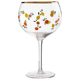 Set Of 2 Colourful Design Gin Glasses
