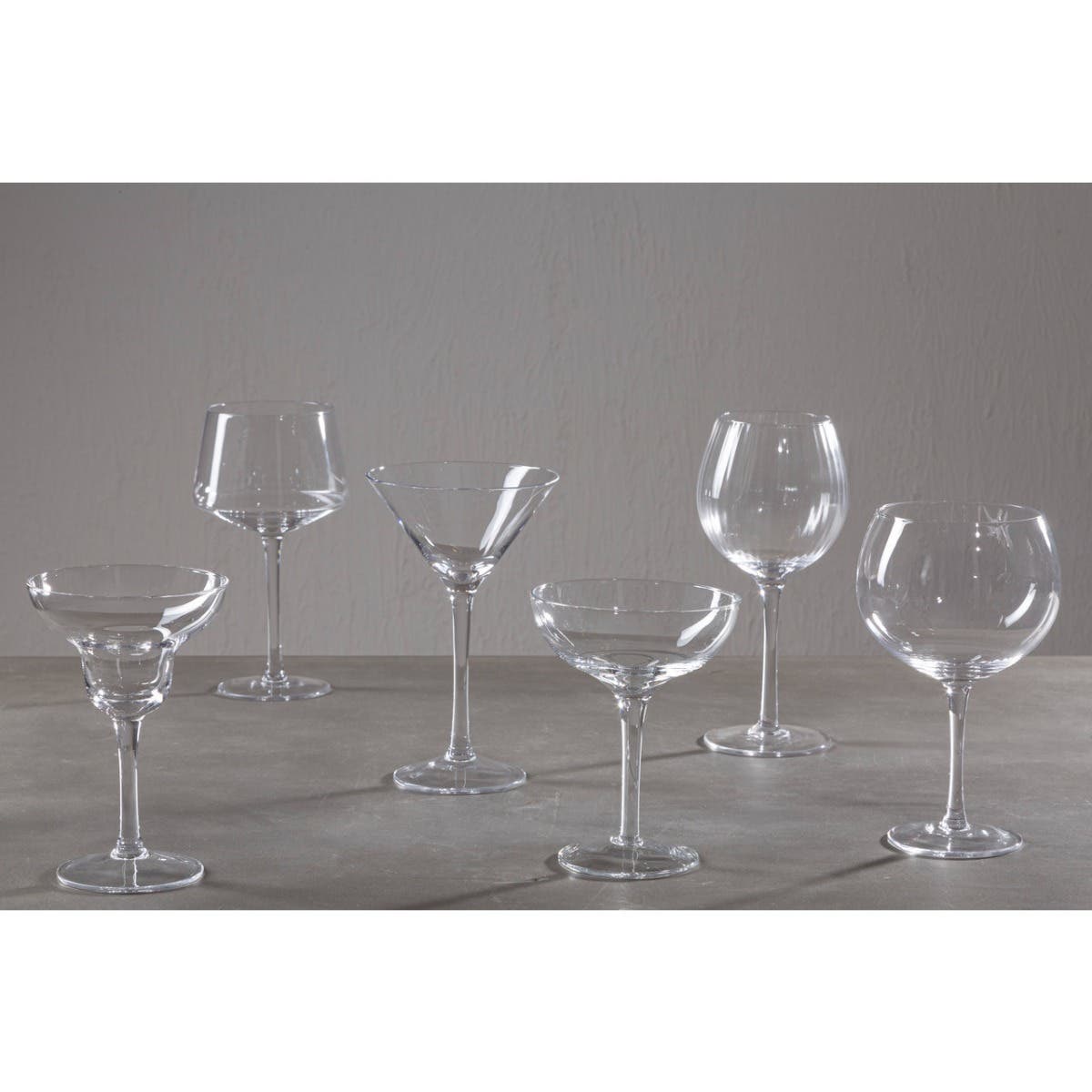 Set Of 2 Clear Gin Glasses 300Ml