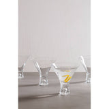 Set Of 2 Clear Cocktail Glasses 330Ml