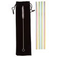 Mimo Set Of 4 Oil Slick Straight Straws