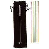 Mimo Set Of 4 Oil Slick Straight Straws