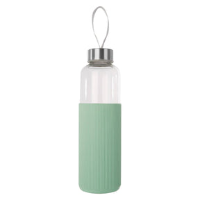 Mimo Glass Mug With Mint Silicone Sleeve