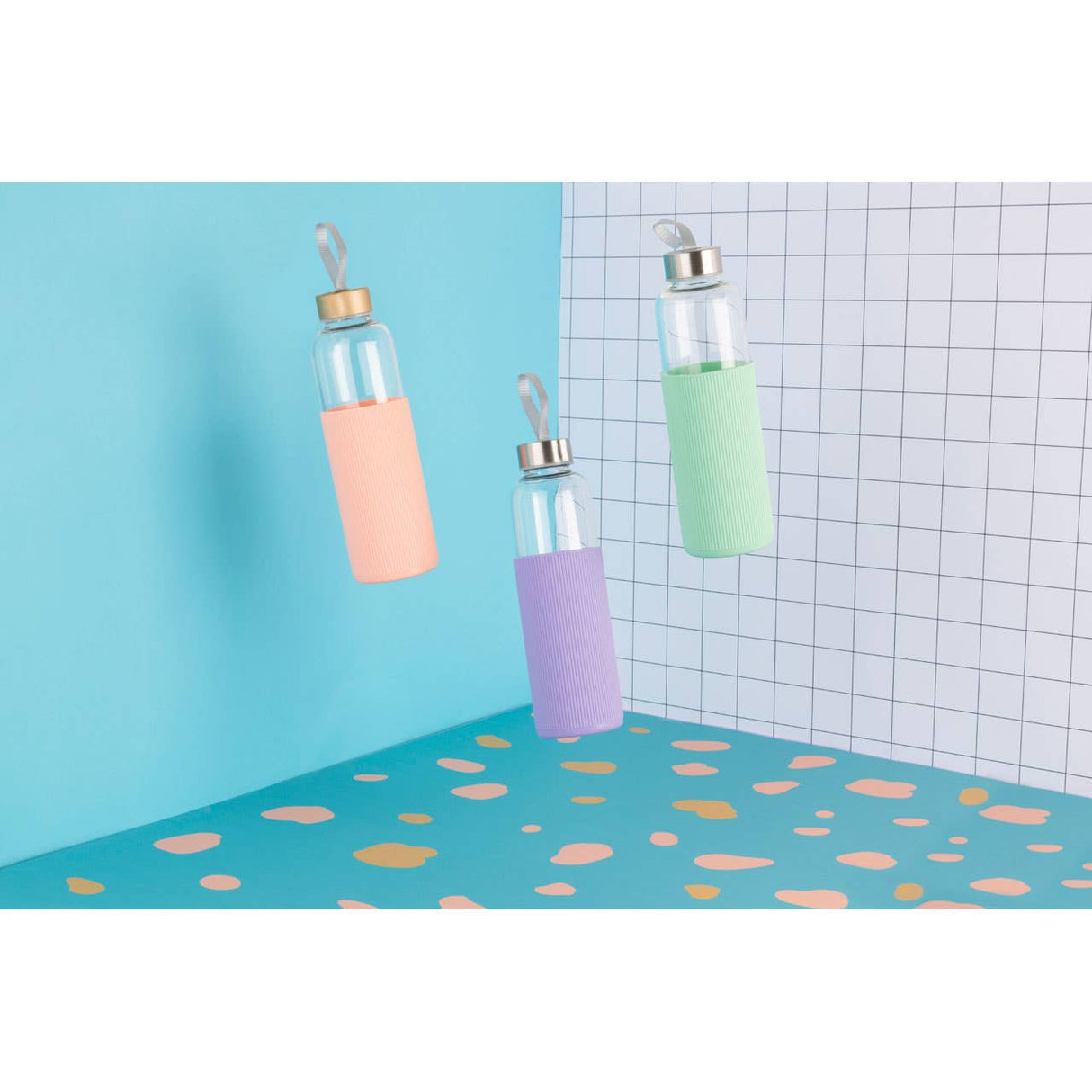 Mimo Mug With Peach Pink Silicone Sleeve