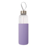 Mimo Glass Mug With Purple Silicone Sleeve