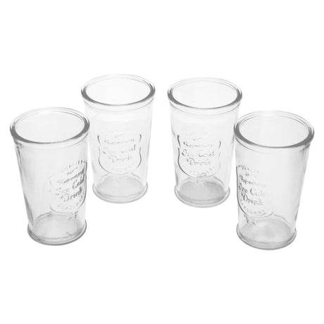 Glass Bottle With Four Glasses Set