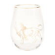 Lion Stemless Wine Glass