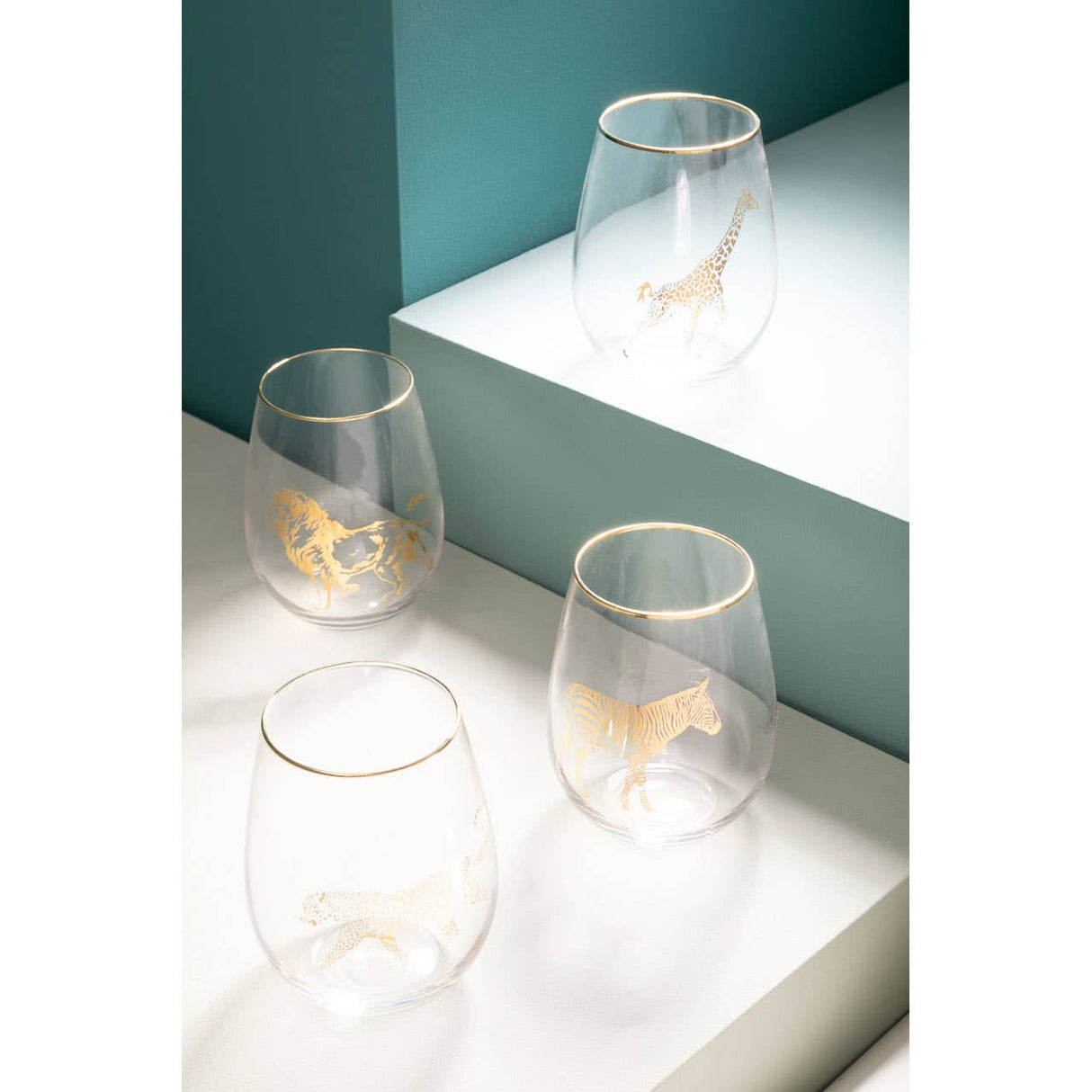 Leopard Wine Glass