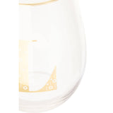 Letter L Stemless Wine Glass