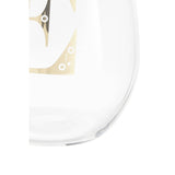 Letter E Stemless Wine Glass