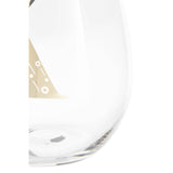 Letter K Stemless Wine Glass