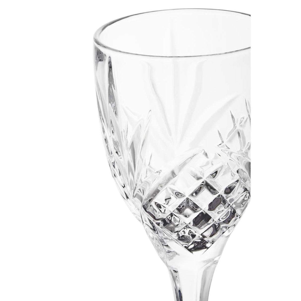 Beaufort Crystal Wine Glasses - Set Of 4