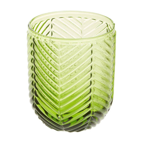 Set Of Four Fleur Green Tumblers