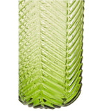 Set Of Four Fleur Green Highball Glasses