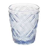 Set Of Four Fleur Blue Tumblers