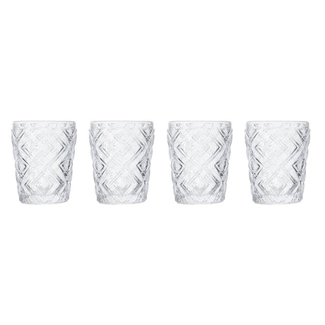 Set Of Four Fleur Tumblers