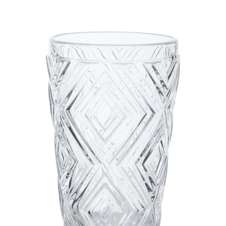 Set Of Four Fleur Highball Glasses