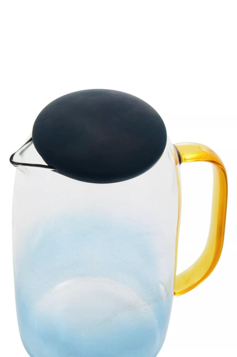 Noa Blue Glass And Jug Five Piece Set