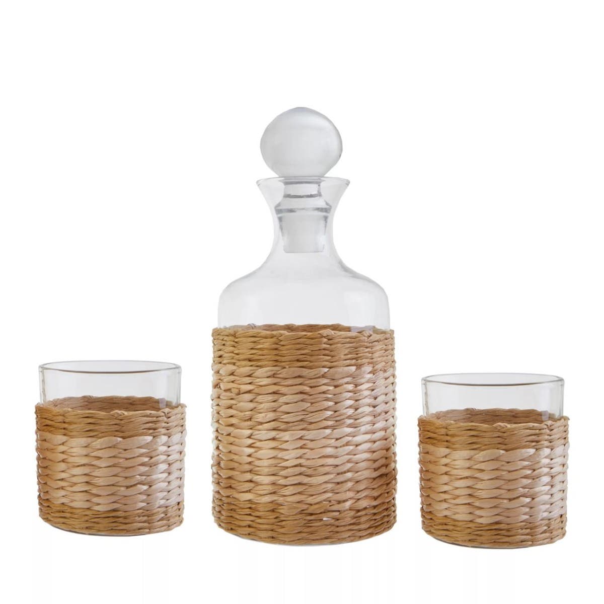 Juno Glass And Decanter Three Piece Set