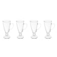 Set Of Four Torta Latte Glasses