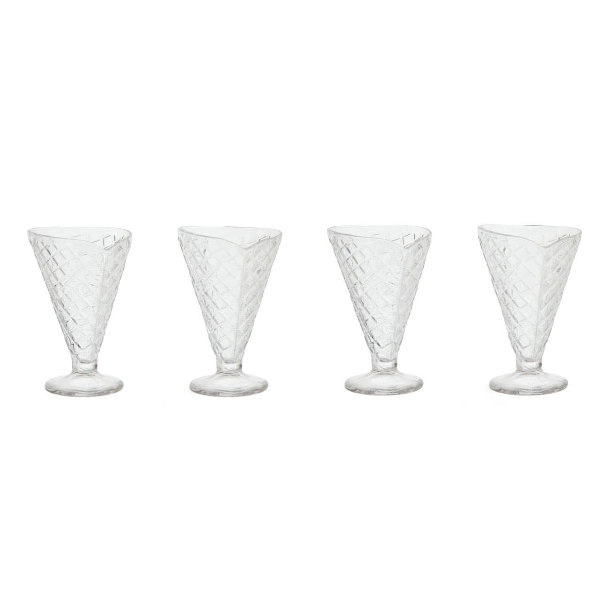 Set Of Four Torta Tapered Sundae Dishes