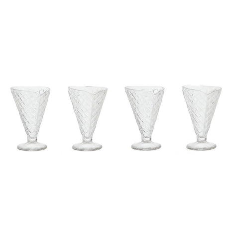 Set Of Four Torta Tapered Sundae Dishes