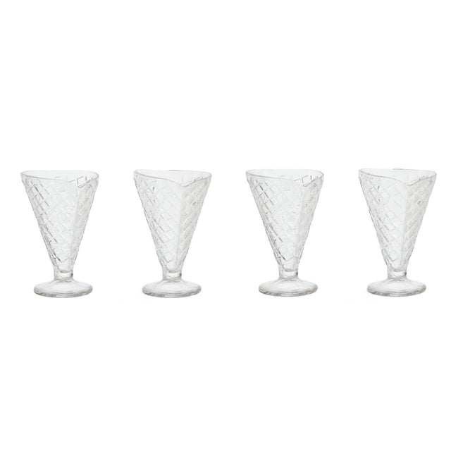 Set Of Four Torta Tapered Sundae Dishes