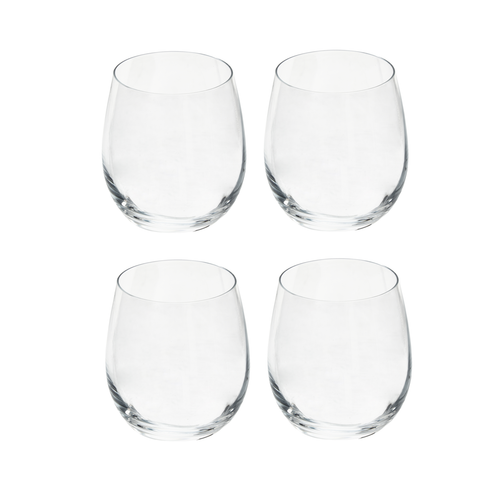Ada Set Of 4 Crystal Small Tumblers
