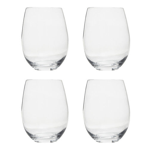 Ada Set Of 4 Crystal Large Tumblers