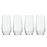 Ada Set Of 4 Crystal High Ball Glasses