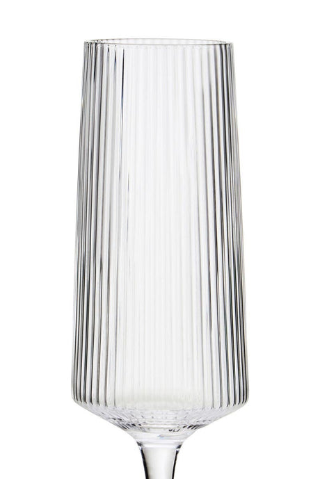 Eldon Set of Four Clear Champagne Glasses