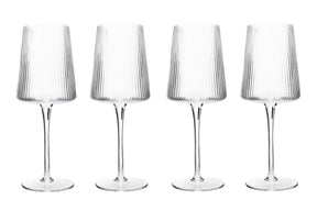 Eldon Set of Four 430 ml Clear Champagne Glasses