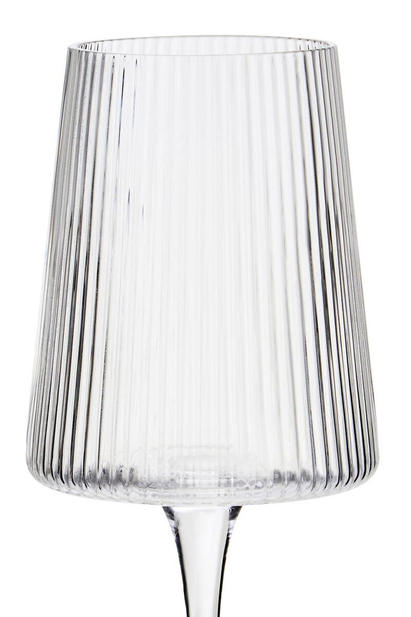 Eldon Set of Four 430 ml Clear Champagne Glasses