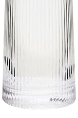 Set of Four Eldon Ribbed 420ml Clear Hi Ball Glasses