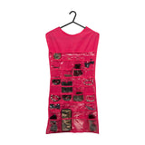 Hot Pink Dress Design Jewellery Organiser