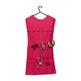 Hot Pink Dress Design Jewellery Organiser