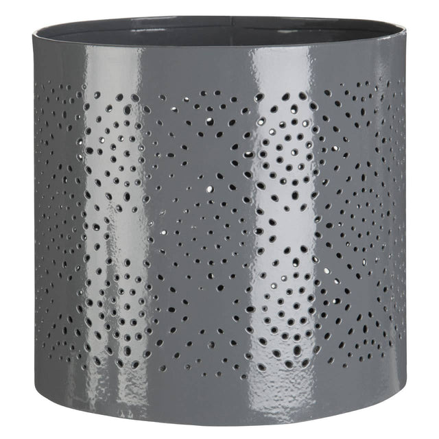 Complements Grey Finish Small Candle Holder