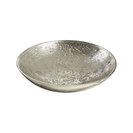 Large Nickel Finish Bowl