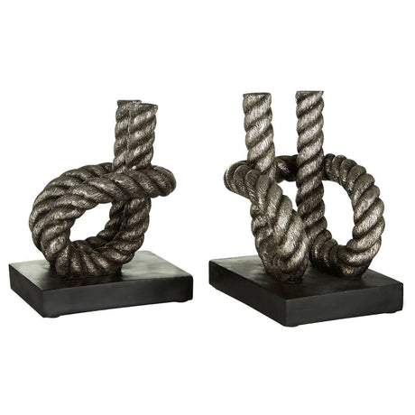 Set Of Rope Bookends