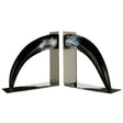 Complements Buffalo Horn Bookends - Set Of 2