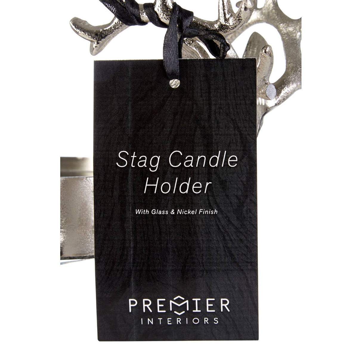 Stag Hurricane Design Candle Holder