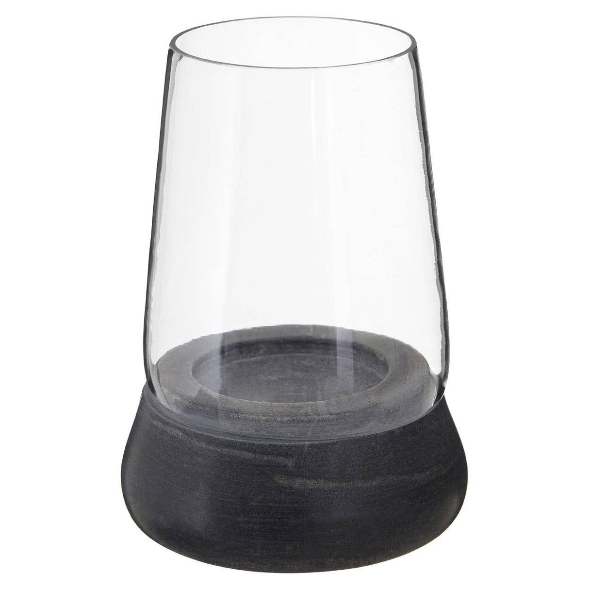 Complements Grey Marble/Glass Candle Holder