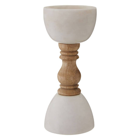 Sena Candle Holder With Decorative Stem