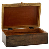 Bowerbird Gold Disc Design Large Trinket Box