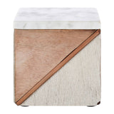 Bowerbird Cowhide  Small Trinket Box