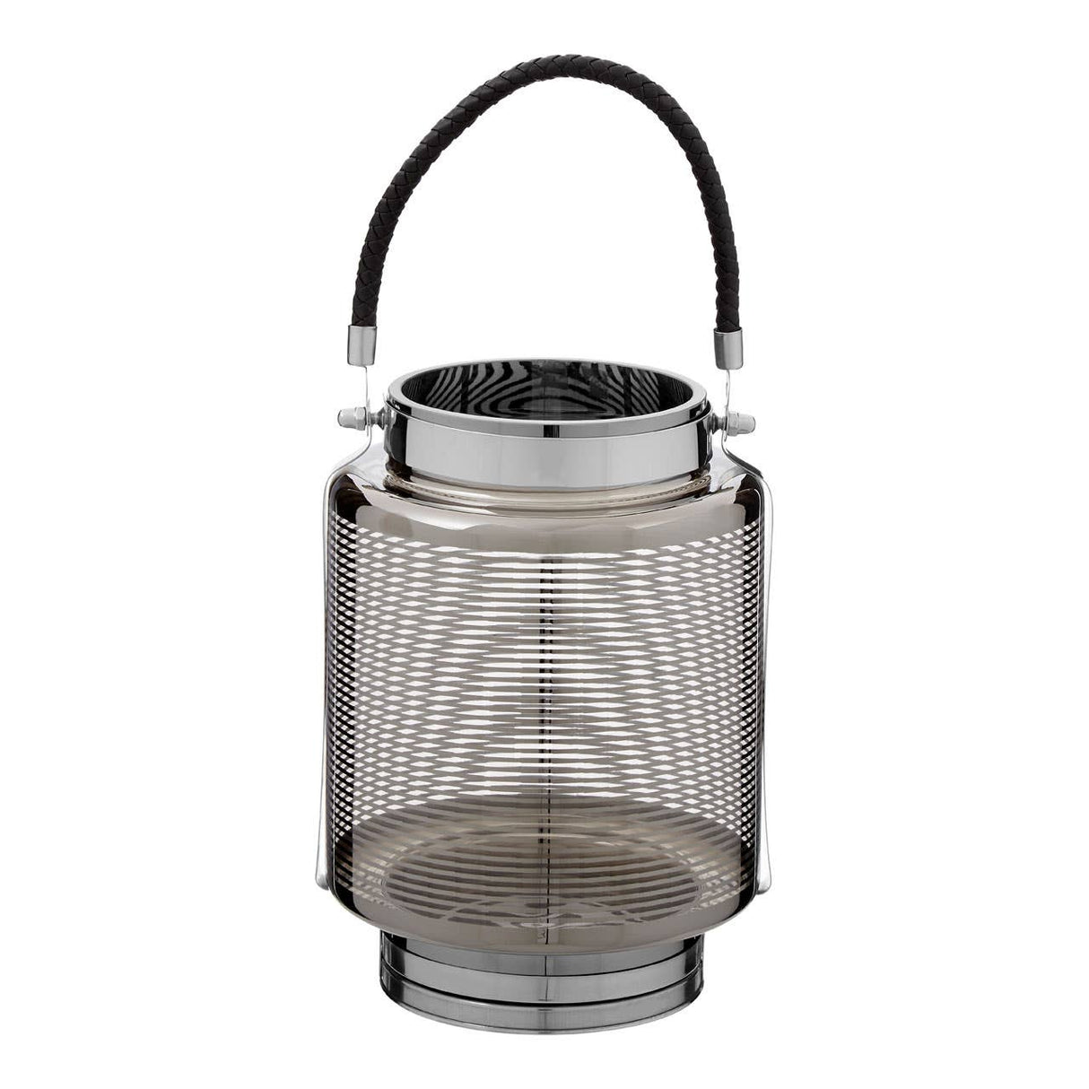 Large Nickel Stripe Lantern