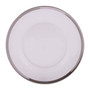 27Cm Plain Dinner Plate With Silver Rim